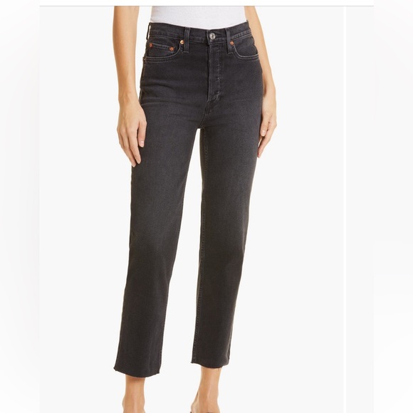 Re/Done Denim - Re/Done Charcoal Denim Jeans 26